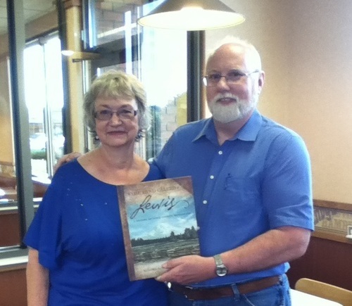Sandra Crowell, author of A Land Called Lewis, and Kyle Pratt