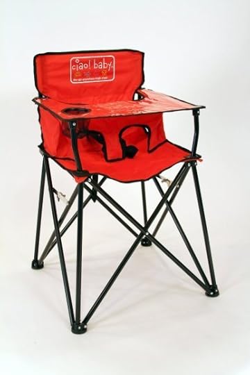 The roadtrip-ready Ciao! Baby portable high chair weighs in at just 8 lbs. and packs into its own travel bag.