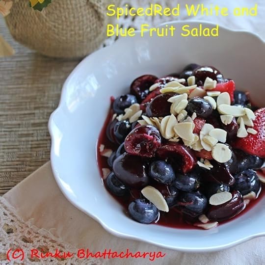 Red, White and Blue Fruit Salad