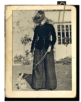 Beatrix Potter and her pet rabbit