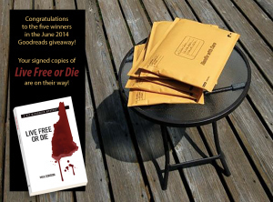 Signed copies on their way to the winners