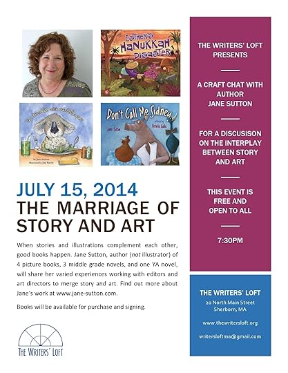 Craft chat flyer 7:15:14