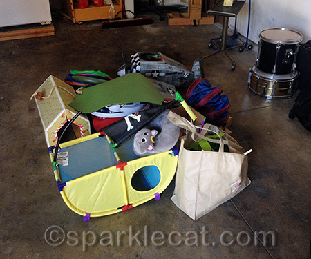 Again, this isn't all of it - some my human left in the car