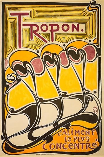 Henry van de Velde, Tropon, 1898. Poster.