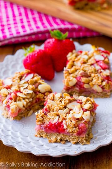 Healthy Strawberry Oat Squares