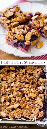 Healthy Mixed Berry Streusel Bars