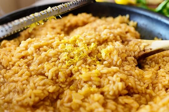 Lemon Basil Shrimp Risotto