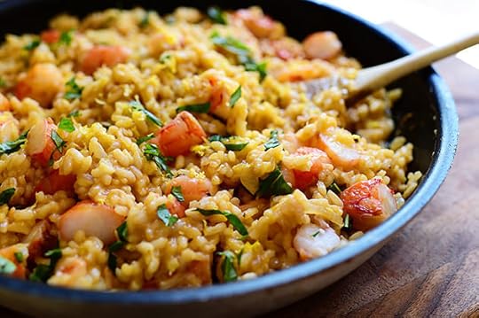 Lemon Basil Shrimp Risotto