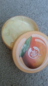 Sweet scent of mangos makes this a summer must have!