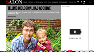 Brian Gresko on the homepage of Salon