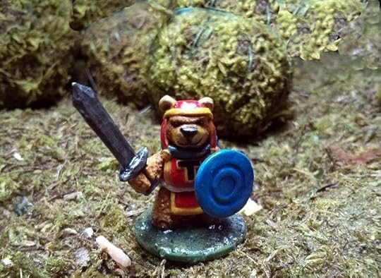 Tristan the Teddy Bear Gaming Miniature painted by Nick Davis