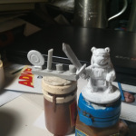Tristan the Teddy Bear Gaming Miniature Work-In-Progress
