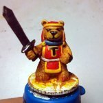 Tristan the Teddy Bear Gaming Miniature Work-In-Progress