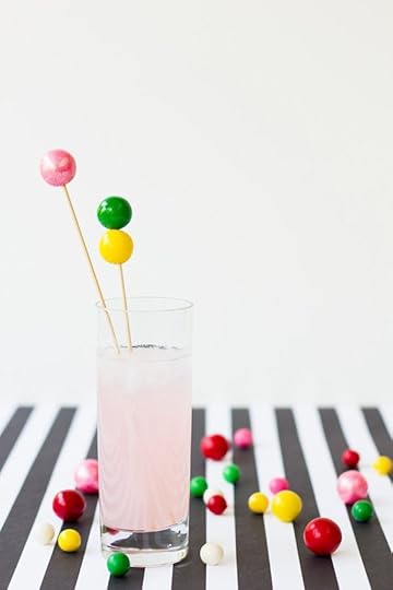 Gumball drink stirrers via Studio DIY