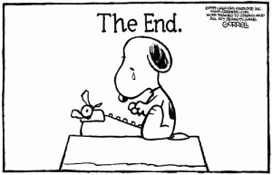 Snoopy the end