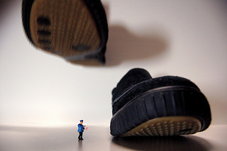 The Footwear Inspector Waits For The Other Shoe