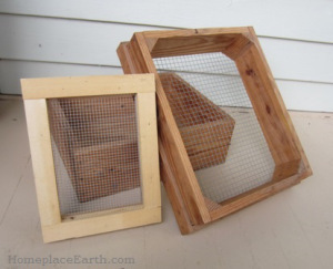 Homemade seed screens-BLOG