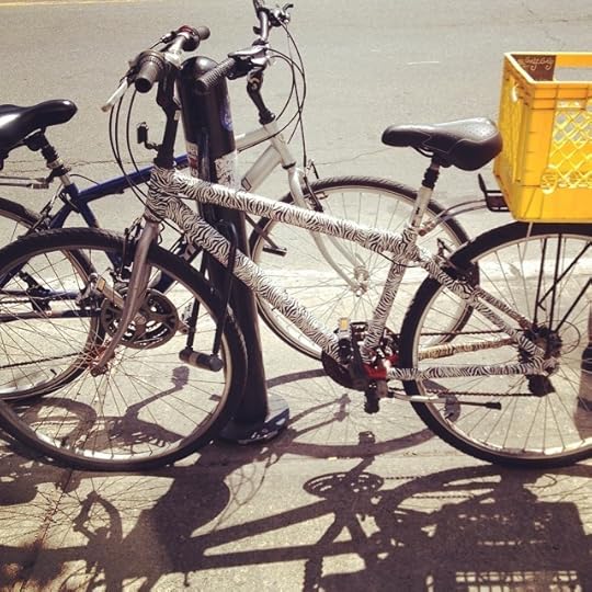 Mel's bike is a Tiger bike #life