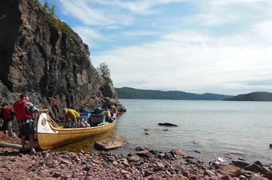 Voyageur canoe