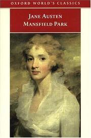Mansfield Park, Oxford World's Classics edition