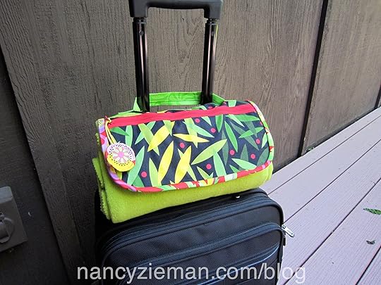Nancy Zieman Sewing With Nancy Travel Gear Made Easy by Mary Mulari Roll Up Blanket