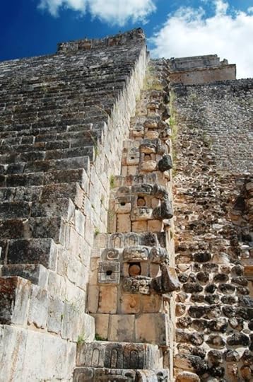 photo, image, pyramid of the magician, uxmal, mexico