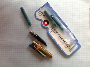 I have to carry extra ink around for those oh-so-prolific days.