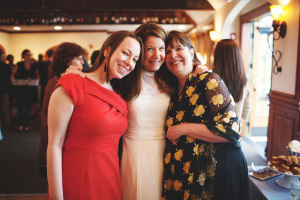 They came to my wedding. We did no work at all that weekend.