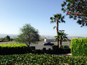 You can see Mexico from just outside the hilltop of Our Lady of Mount Carmel Catholic Church in San Ysidro
