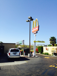 After much public outcry, McDonald's agreed not to re-open on the site of the tragedy, but instead set up shop up the street
