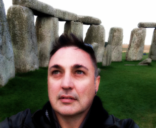 Psychic Medium Anthon St Maarten at Stonehenge