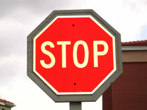 stop sign