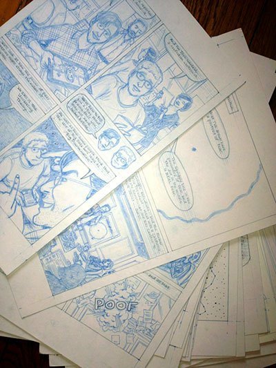 Penciled pages so far