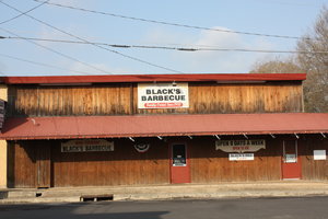 The friendliest BBQ place in town. Good BBQ, too.