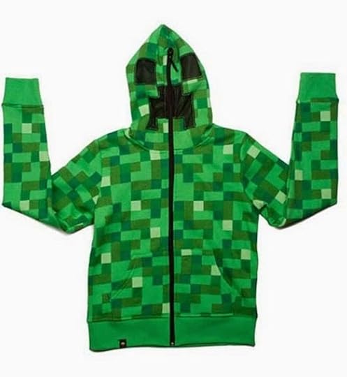 Minecraft Creeper Hoodie perfect gift for teens.
