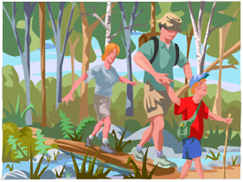 family hike