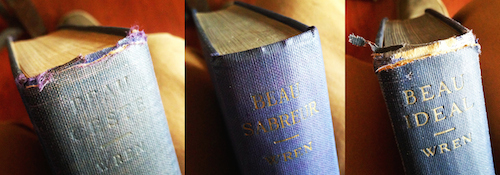 Beau Geste, Beau Sabruer, Beau Ideal (first editions, first printings), by P.C. Wren