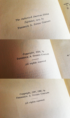 Beau Geste, Beau Sabruer, Beau Ideal (first editions, first printings), by P.C. Wren