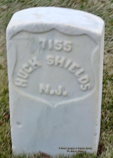 The grave of Hugh Shields in Marietta National Cemetery, Georgia (Photo: Helen Jeffrey Gaskill)