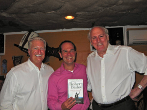 Andy Andrews on the left and Winston Groom on the right. Somebody pinch me!