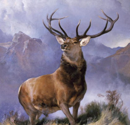 Monarch of the Glen by Edward Landseer. 1851. Courtesy National Museums Scotland. 