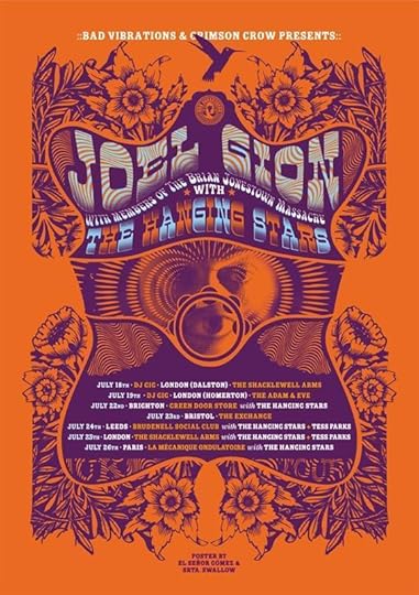 Joel Gion Euro Tour Poster - Summer 2014