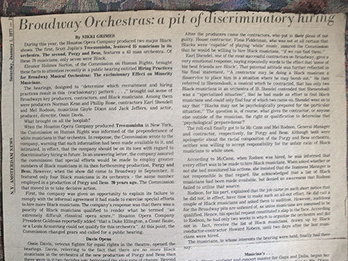 newspaper article