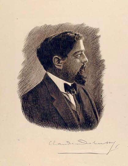 Claude Debussy. Ink drawing by Joseph Muller. Digital ID: 1147651. New York Public Library.