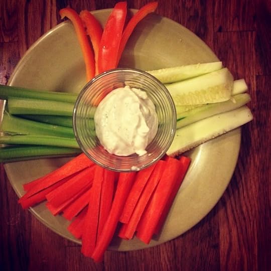 Vegetable Platter for Dinner