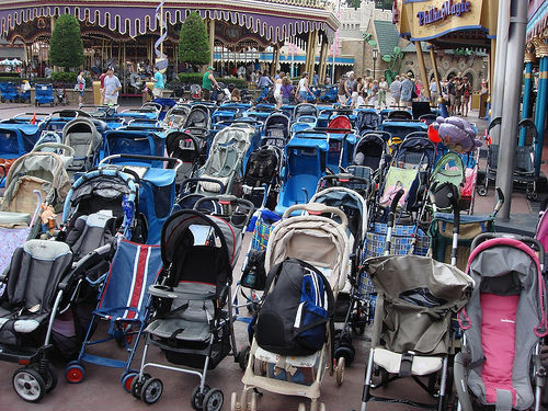 Strollers - they're not just for kids anymore - it's the new portable storage!