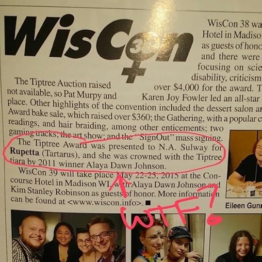 Alaya Dawn Johnson wasn't even there