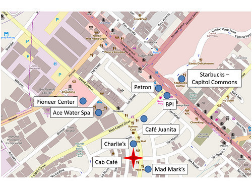 cab cafe map