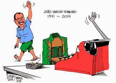 João Ubaldo Ribeiro, Cartoon, Latuff