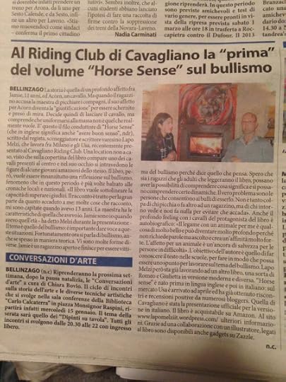 Horse Sense su Prealpina Novara small
